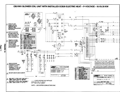 lennox electric furnace wiring diagram e12q4 20 1p 
